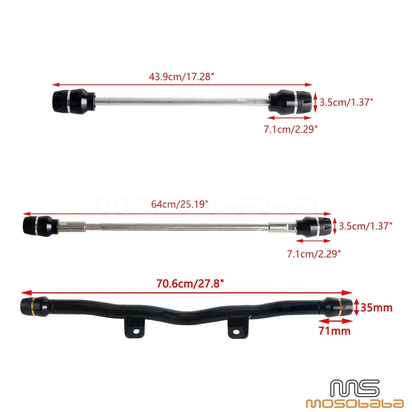 Highway Peg Crash Bar & Axle Slider Set for Harley Sportster S (2021-2024)