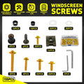 155pcs Fairing Bolts Kit M5 M6 for Yamaha YZF R1 R6 (1998–2021)