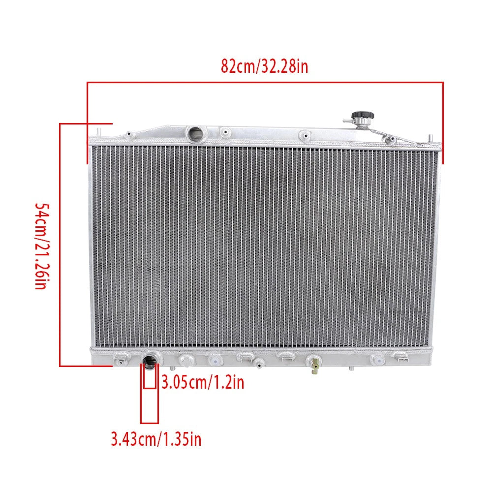 3-Row Aluminum Radiator for Honda Odyssey (2011â2017)