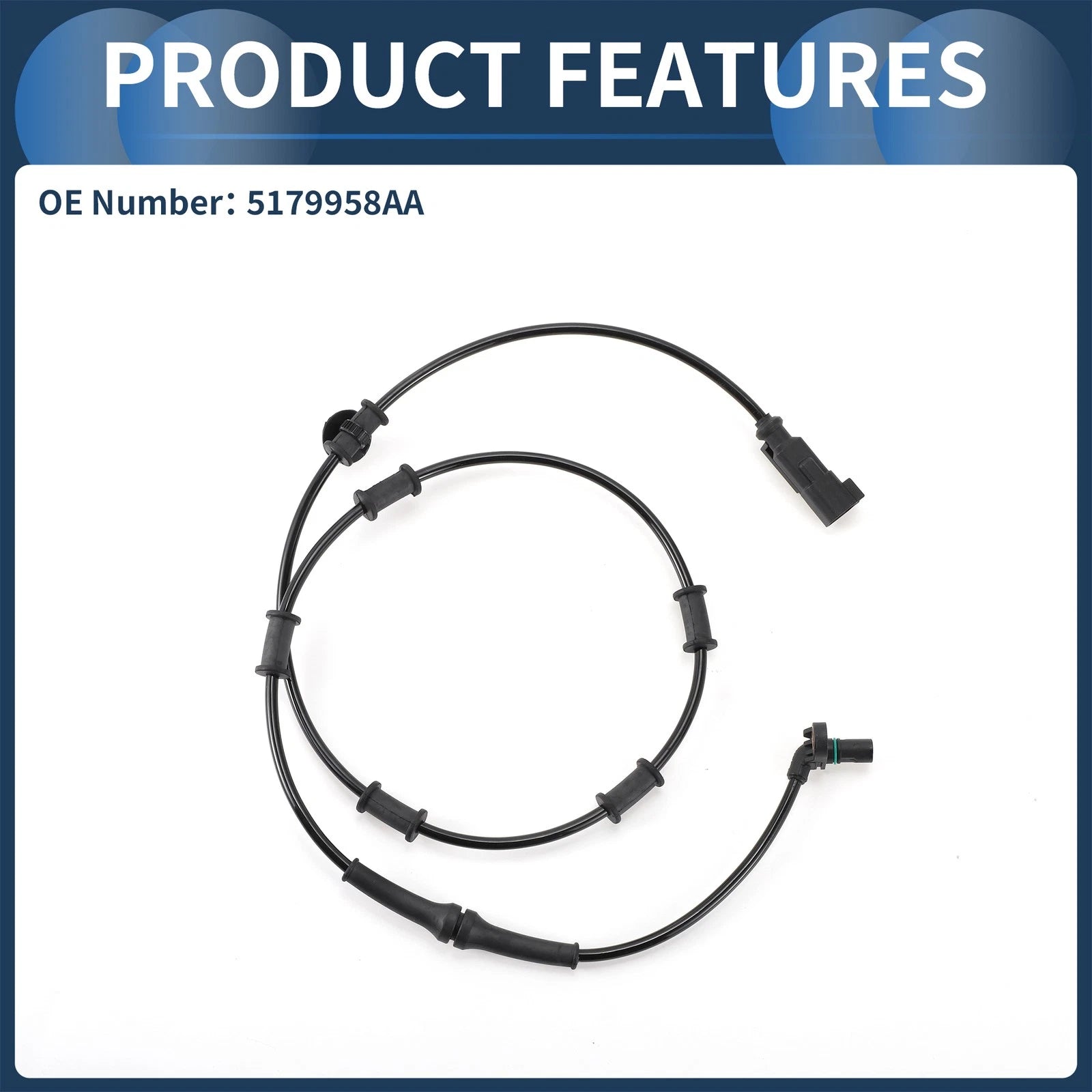 ABS Wheel Speed Sensor No. 5179958AA for Dodge Ram 2500 (2006–2008)