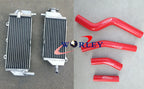Aluminum Radiator + Black Silicone Hose for YAMAHA WR450F (2012-2015)