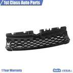 Front Black Honeycomb Mesh Grille for Land Rover Range Rover Evoque (2016-2018)