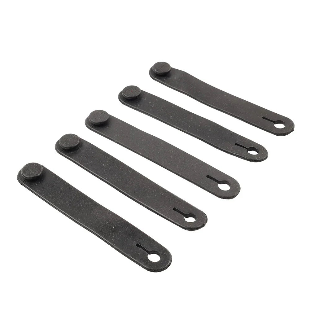 5Pcs Motorcycle Rubber Band Cable Ties for Frame Wiring Harness