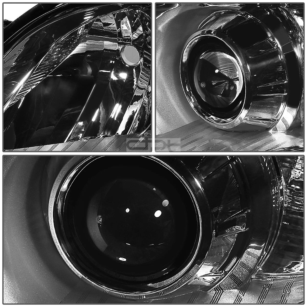 Smoked Amber Side Projector Headlight Lamp for Toyota Sienna (2011–2020)