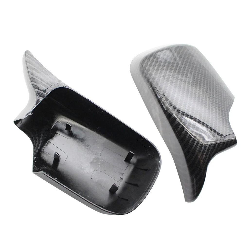 2 x M Style Wing Car Side Mirror Cover Caps for BMW E46 Sedan (1998–2005)
