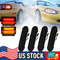 Set of 4 Smoke LED Side Marker Lights for Mazda MX-5 Miata (1990–2005)