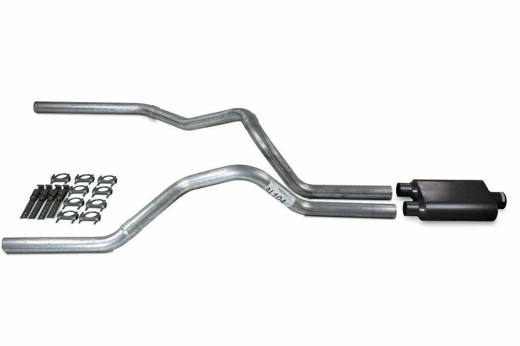 2.5" Dual Exhaust Kit for Ford F150 (2021–2025) 2 Chamber Muffler