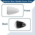 Exterior Door Handle Cover Trim for Kia Optima (2011–2016) White ABS