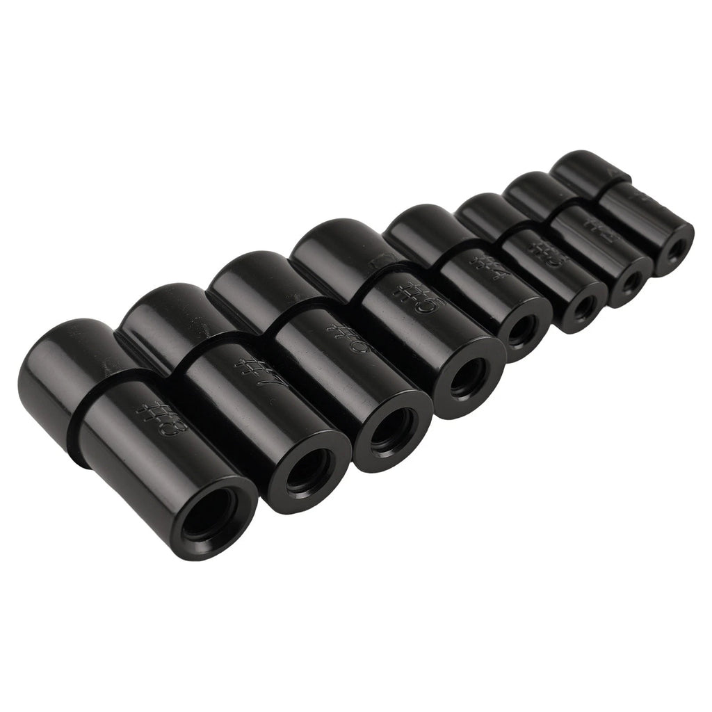 Tap Socket Set for Threading Tools 8 Pieces for 1/8"-3/4" (70500)