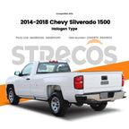 Halogen Tail Light Pair for Chevy Silverado & Sierra 1500 2500 3500 (2014–2019)