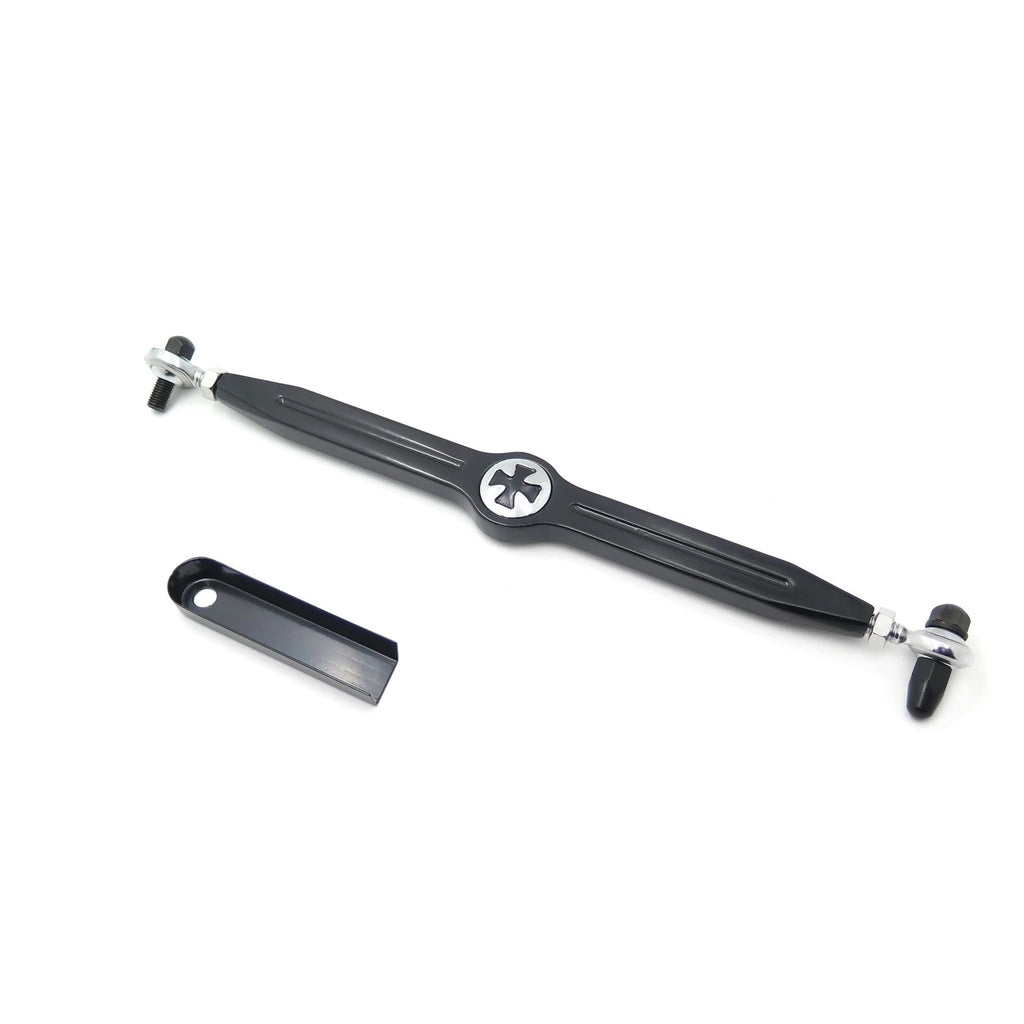 Black Chrome Maltese Cross Shift Linkage for Harley Street Glide Road King (1980–2019)