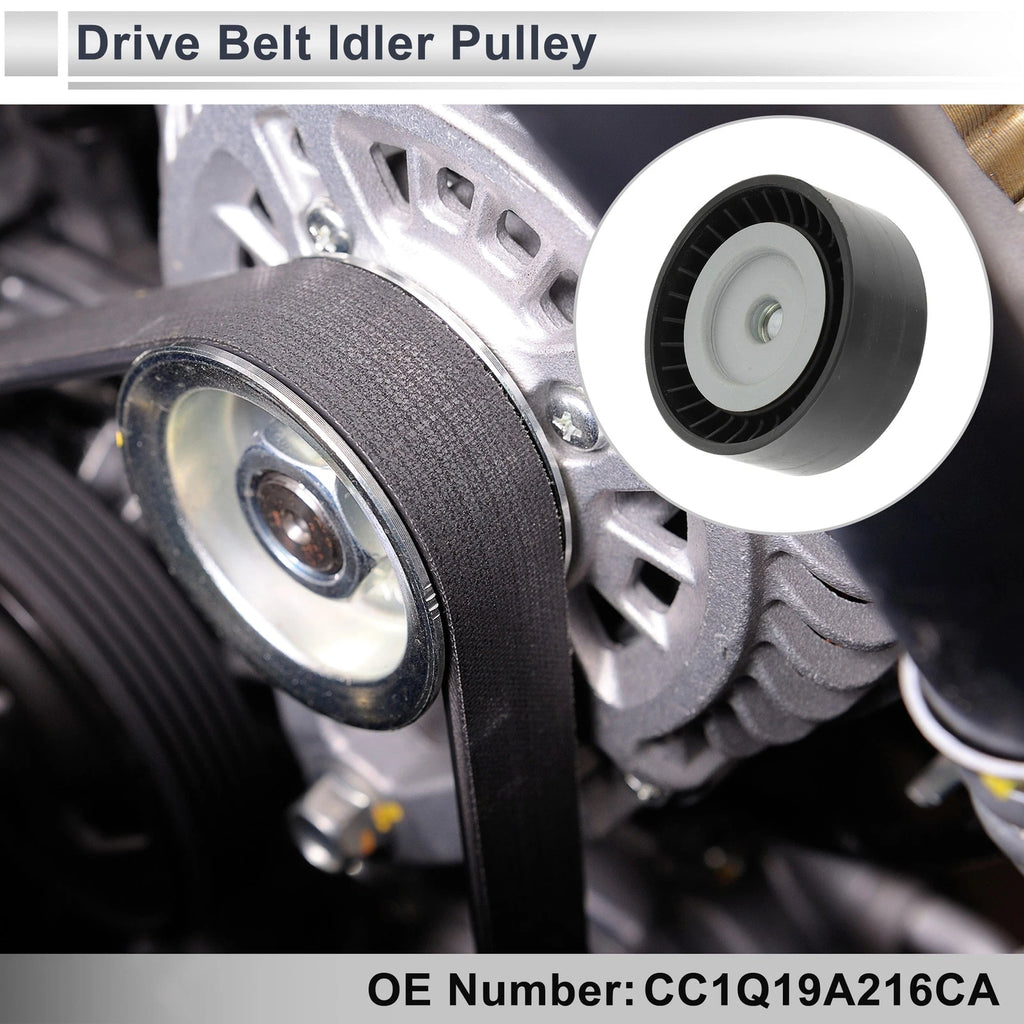 Drive Belt Idler Pulley for Ford Transit (2000–2014) No.CC1Q19A216CA 1 Pc