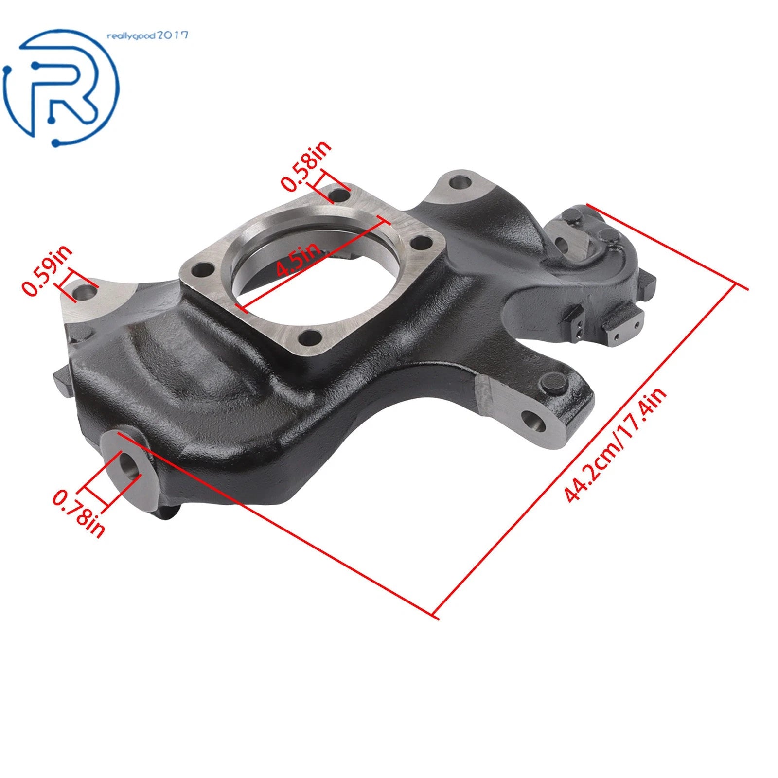 Set of 2 Front Spindle Knuckles for Chevrolet Silverado GMC Sierra (2011-2019)