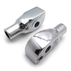 Chrome Foot Pegs Connection Adapter for Suzuki Intruder 1400 1500 (1998–2004)