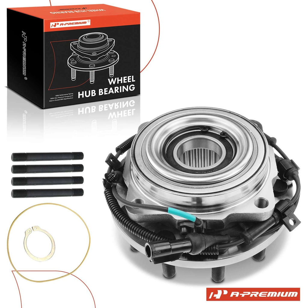 Front Wheel Hub & Bearing Assembly with ABS for Ford F-450 Super Duty (2008–2023)