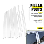 Set of 8 Chrome Pillar Posts for Toyota RAV4 (2019–2025) Door Trim Cover