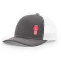 Snapback Trucker Hat for Kenworth Motors Richardson Classic (Charcoal Grey & White)