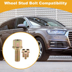 Set of 4 M12x1.5 Wheel Lug Studs for Audi 4000 (1982–1987)