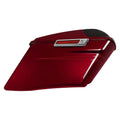 4" Stretched Saddlebags for Harley Road Glide (2014–2024) Velocity Red Sunglo