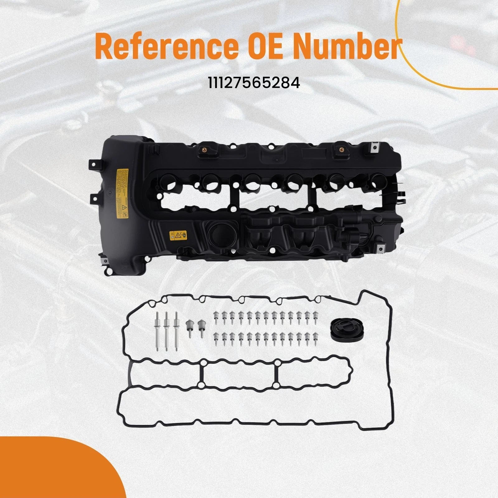 Valve Cover Kit with Gasket & Bolts for BMW 135i 335i 535i (2006–2013)