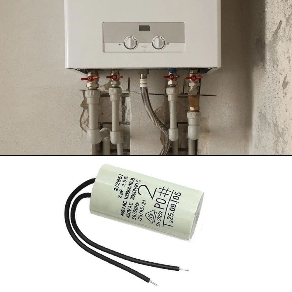 2uF Capacitor for Wall Mounted Boiler Circulation Pumps
