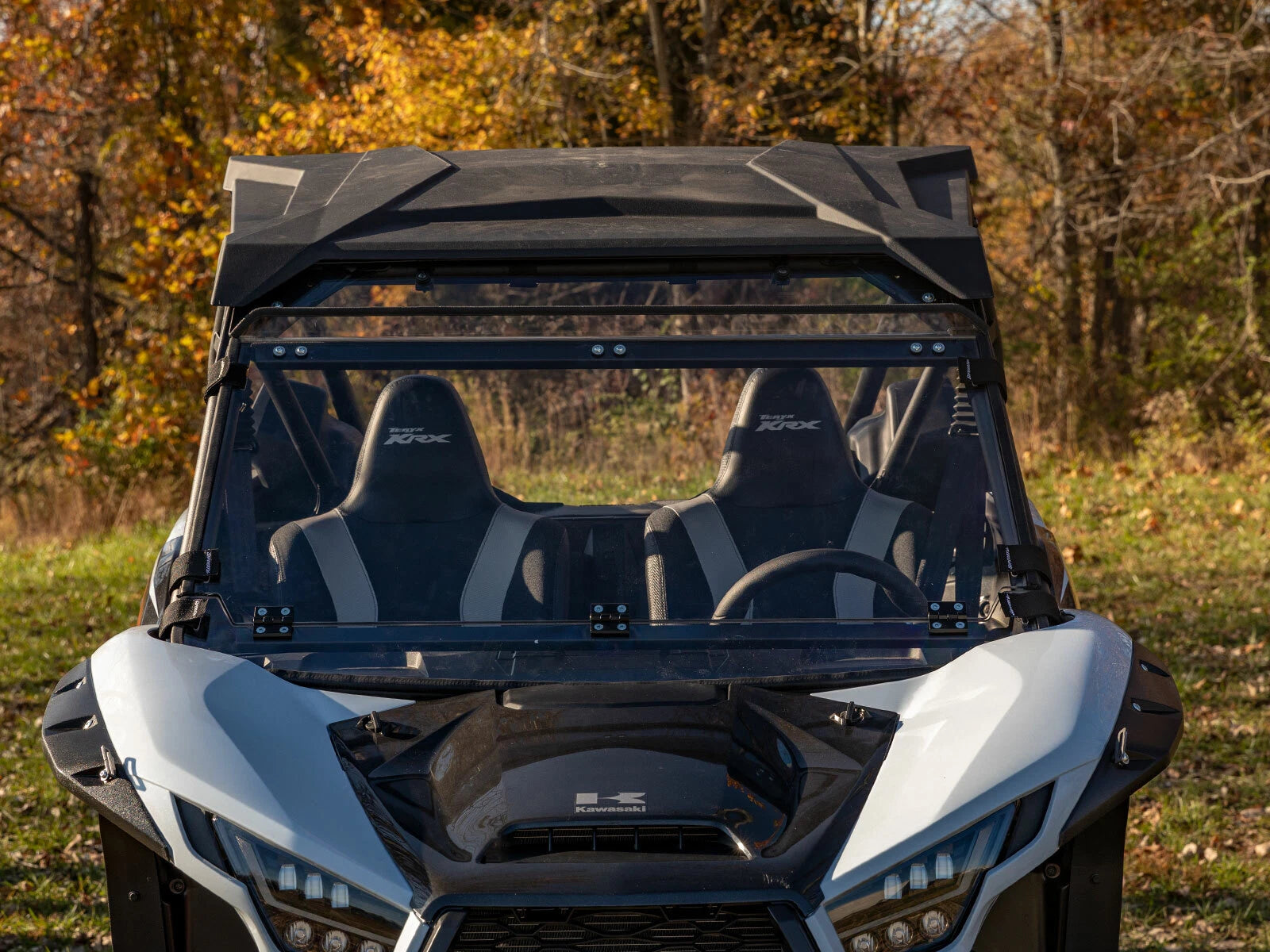 Scratch Resistant Flip Down Windshield for Kawasaki Teryx KRX 1000 (2020–2023)