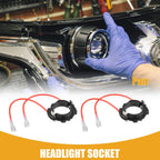 1 Pair LED Headlight Retainer Holder for Volkswagen H7 