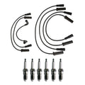 Denso 7mm Wire Set & 6 U-Groove Spark Plugs Kit for Silverado Sierra 1500