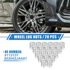 20 Pcs M14 x 1.5 Wheel Lug Nuts for Honda Civic (2017–2021) No. 90304SJAA91