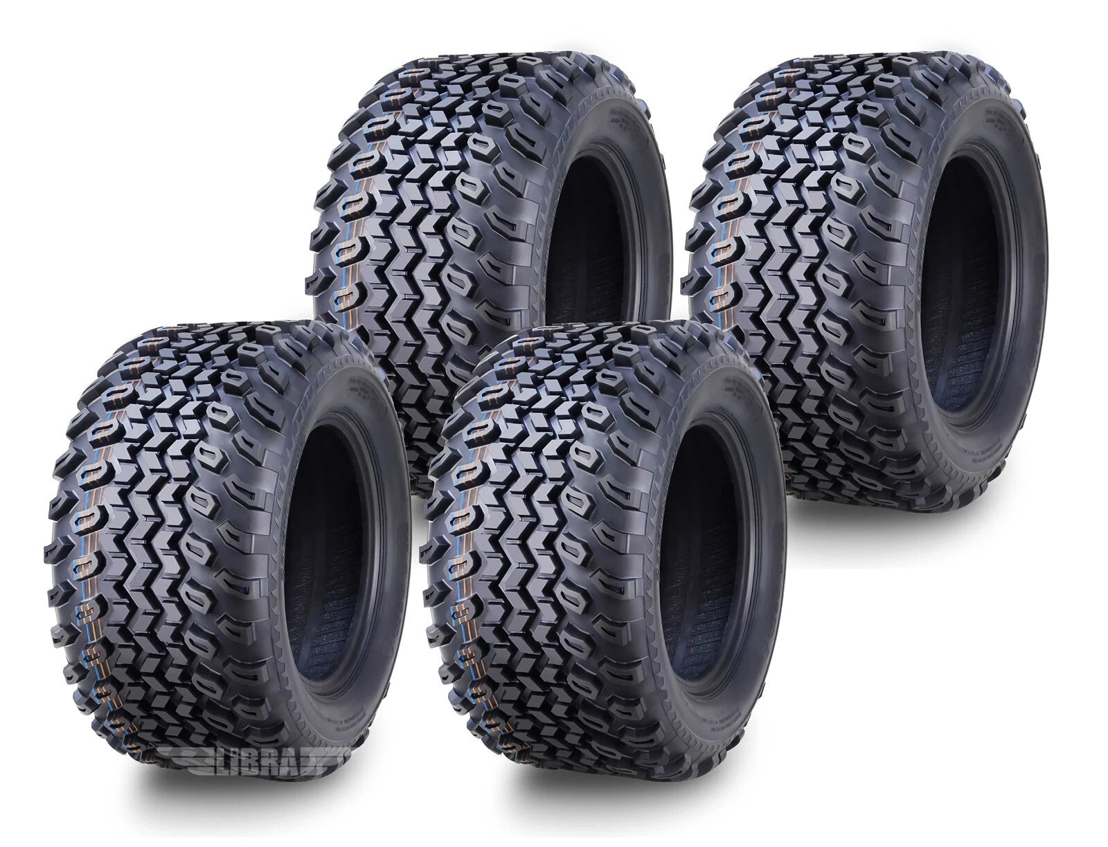 Set of 4 WANDA 20X10-12 Golf Cart ATV Tires 4 Ply - 14051