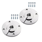 2 Rear Axle Aluminum Wheel Hubs for Go Kart Off Road Cart (1" Bore)