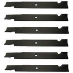 Set of 6 Heavy Duty 21" Lawn Mower Blades for Bad Boy Zero-Turn (Fits Models)