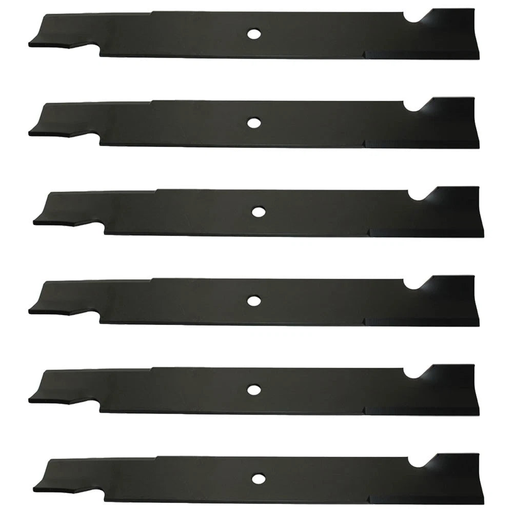 Set of 6 Heavy Duty 21" Lawn Mower Blades for Bad Boy Zero-Turn (Fits Models)