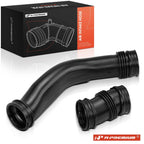 2X Upper Air Intake Hose Kit for BMW 740i 740Li X6 (2011–2012)