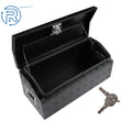 30" x 13" x 13" Black Aluminum Tool Box for Trailer Pickup Truck 