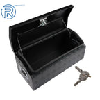 30" x 13" x 13" Black Aluminum Tool Box for Trailer Pickup Truck 