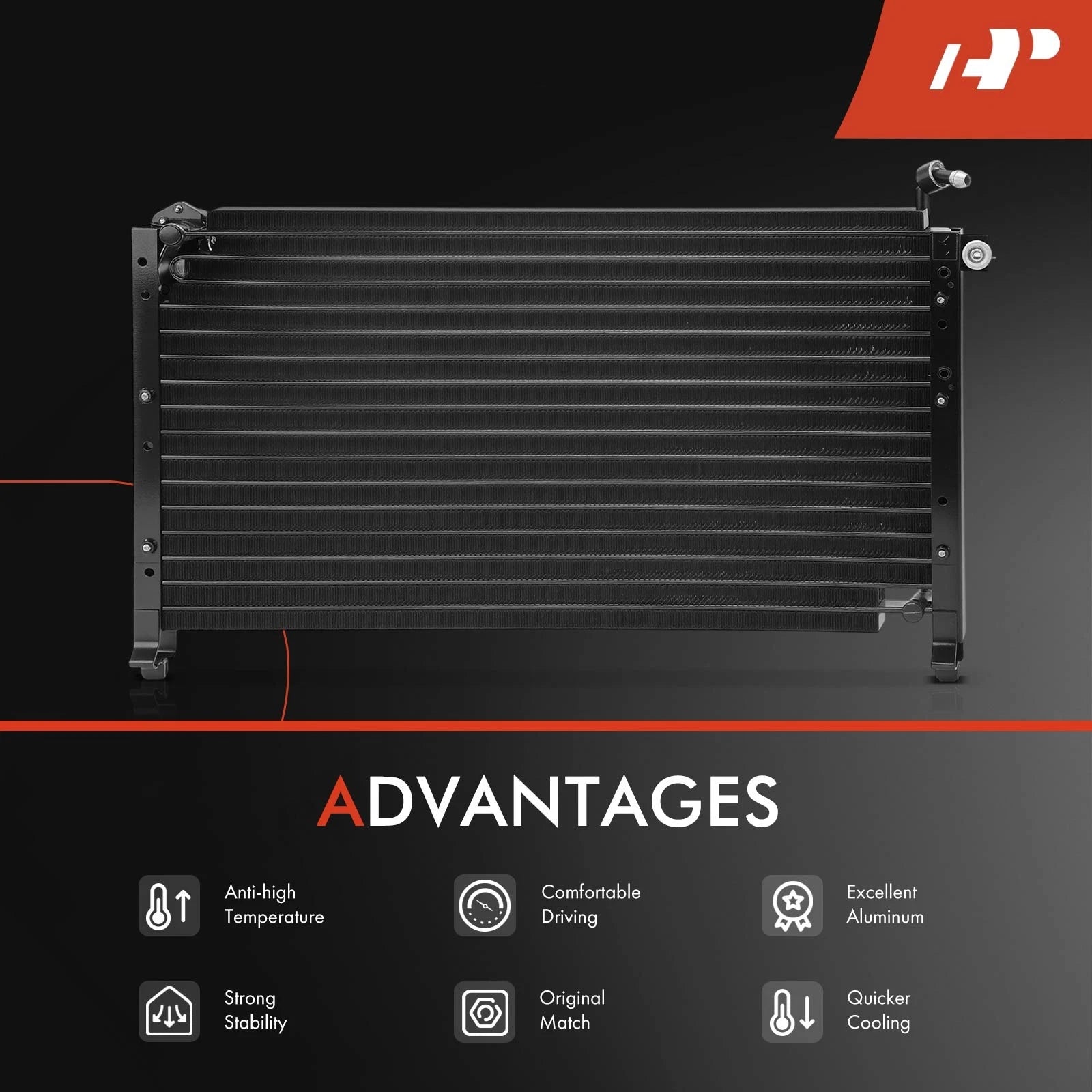 A/C Condenser with Bracket for Nissan Pathfinder (1986-1992)