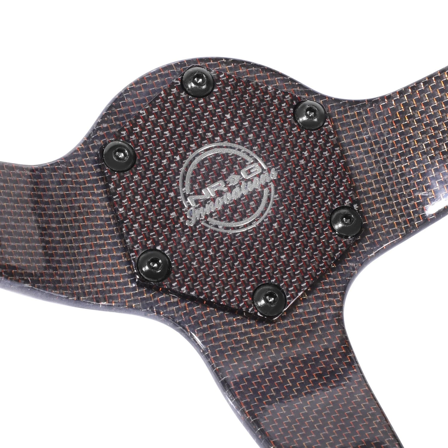 350mm 3" Dish Steering Wheel for NRG 3-Spoke (Glossy Carbon Fiber)
