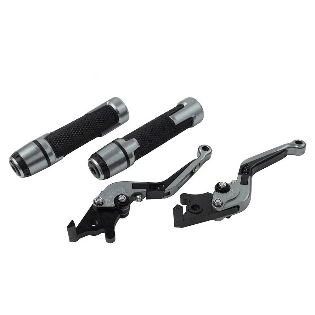 Extendable Brake Clutch Levers & Handlebar Grips for Suzuki GSXS125 (2017-2023)