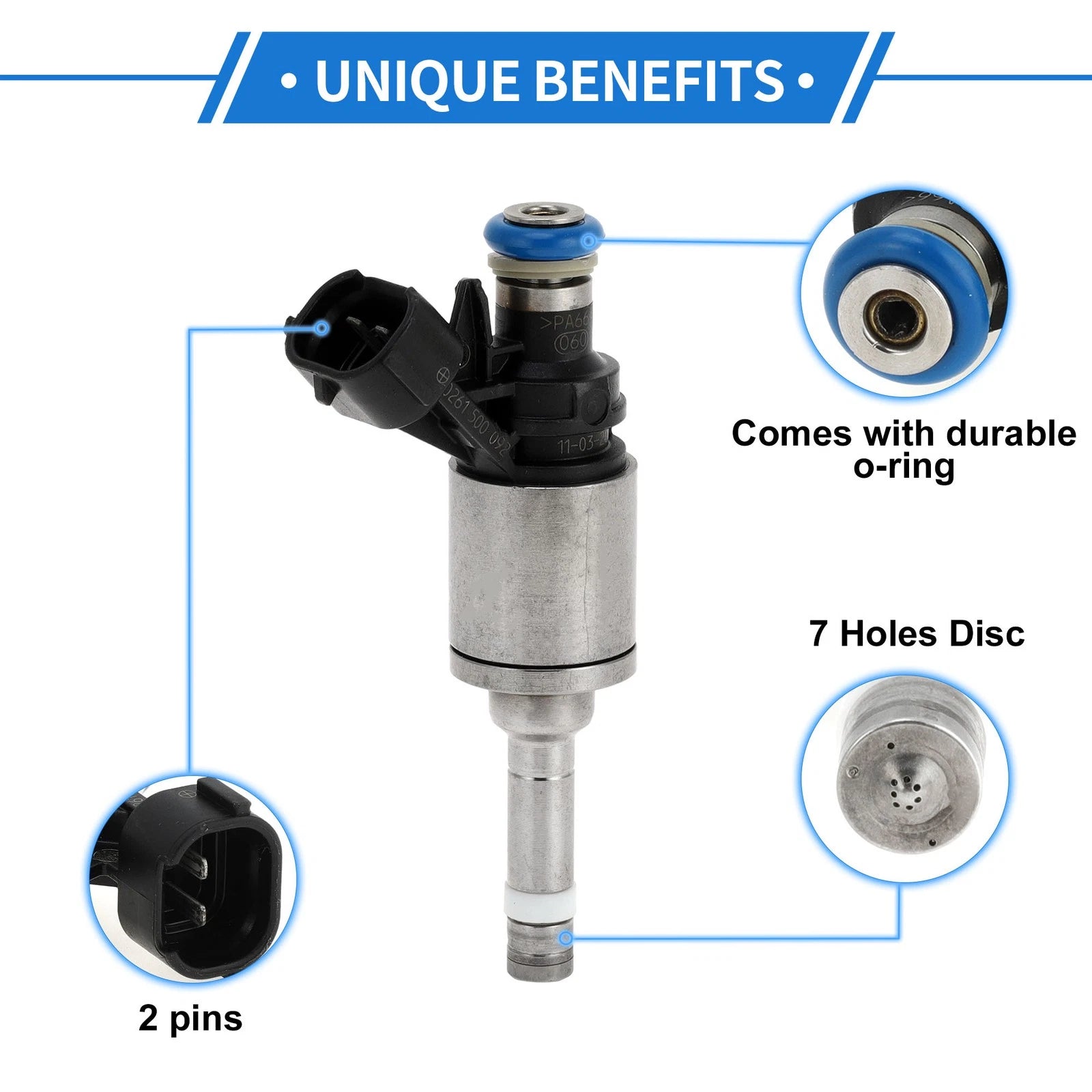 Fuel Injector No. 166001KC0A/16600-1KC0B for Nissan Juke 1.6T (2011–2017)