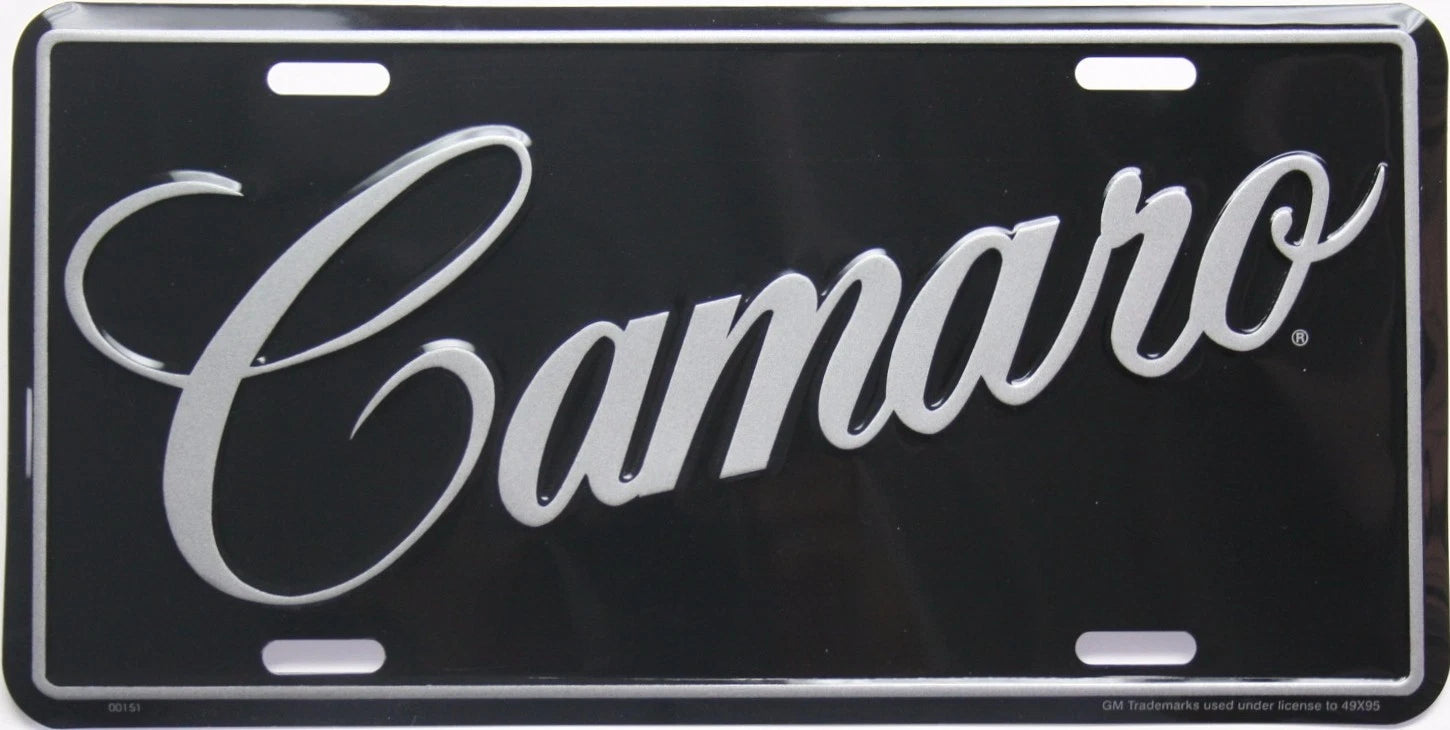 License Plate Emblem for Chevrolet Camaro (350 SS, GMC)