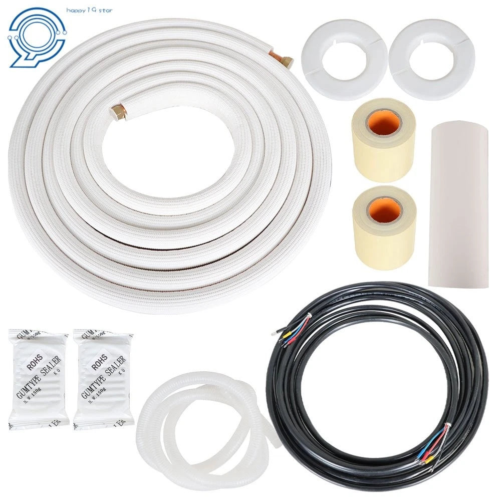Install Kit for Mini Split Heat Pump Systems 25ft 1/4"-1/2" Dia.