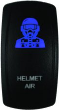 Lighted Switch for DragonFire Racing Hel Air (2000–2023) - Blue