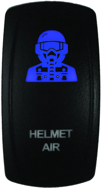 Lighted Switch for DragonFire Racing Hel Air (2000–2023) - Blue