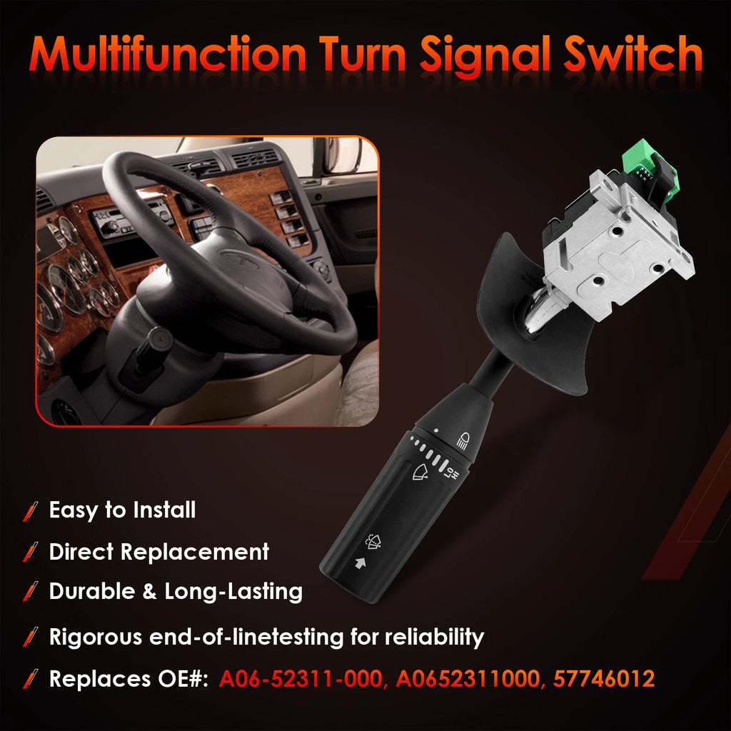 Turn Signal Wiper Switch for Freightliner Cascadia (2008-Present)