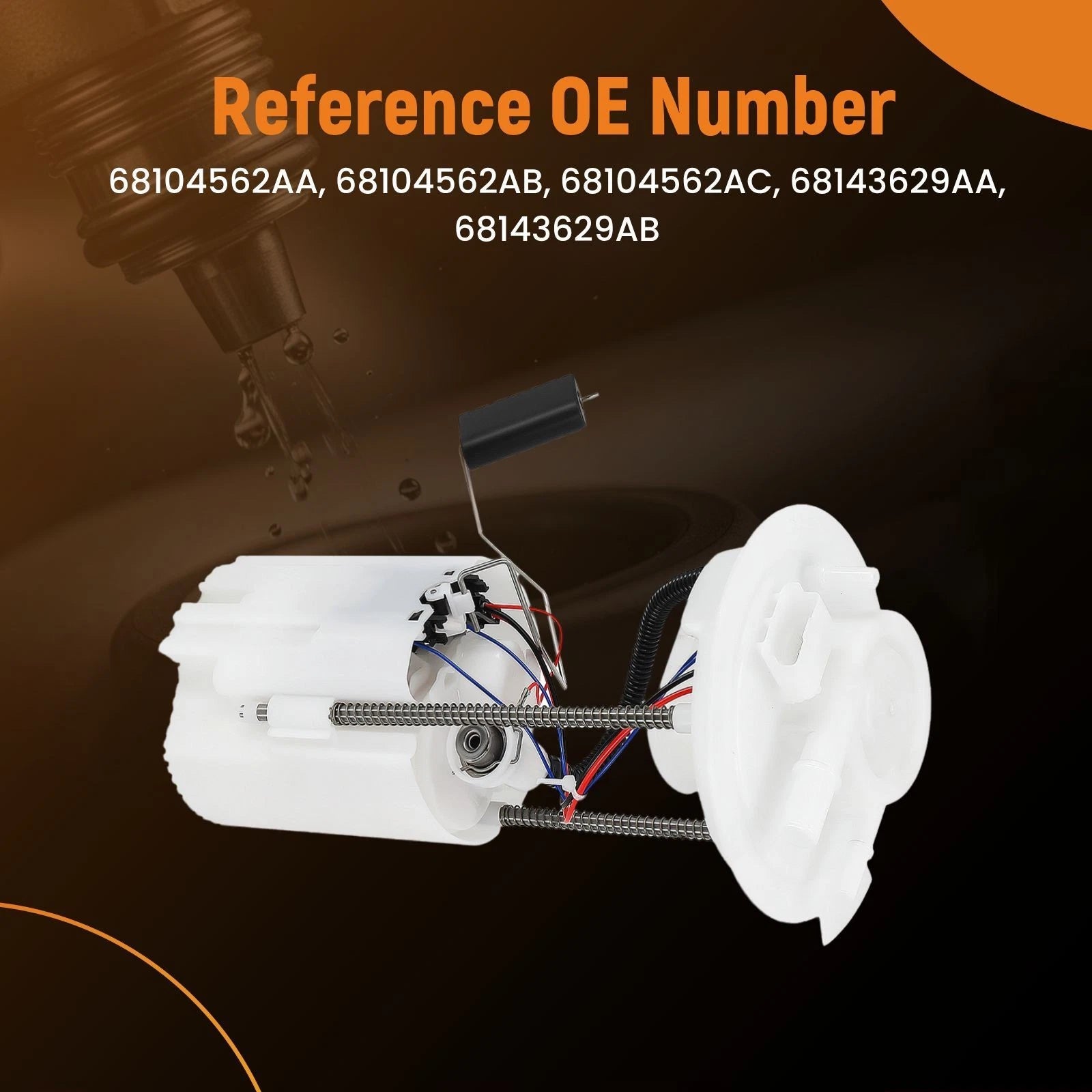 Fuel Pump for Fiat 500 Abarth (2012–2017) Turbocharged 1.4L