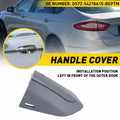 Left Driver Door Handle Key Bezel Cover for Ford Fusion (2013–2020)