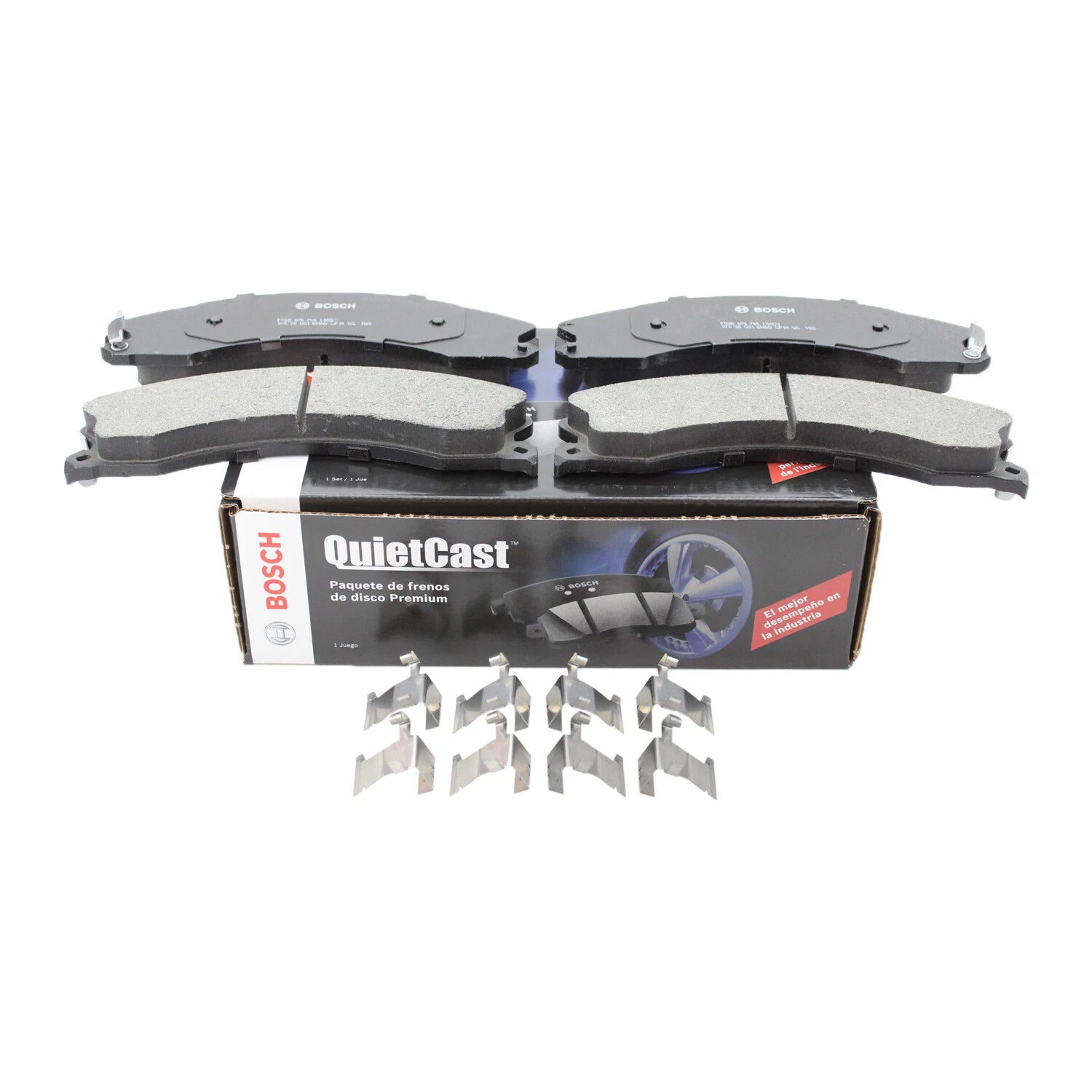Bosch QuietCast Ceramic Brake Pads for Chevrolet Express/Silverado/Savana/Sierra 3500 HD (2001–2023)