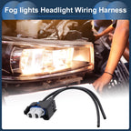 Headlight Wiring Harness Assembly for Ford Mustang (2015–2017) Fog Lights