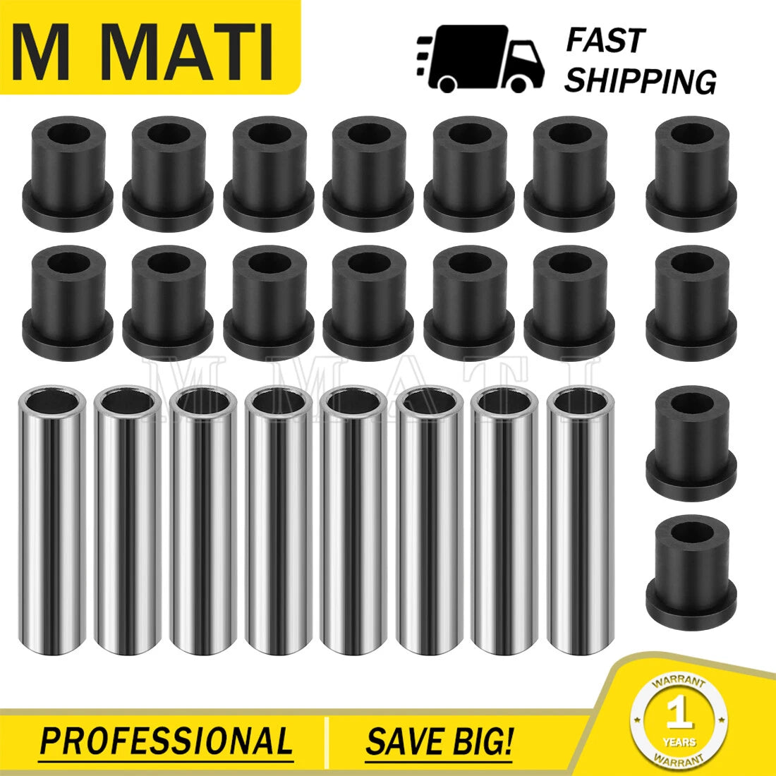 Leaf Spring Bushing for EZGO TXT, Club Car DS (1012303, 1015583)